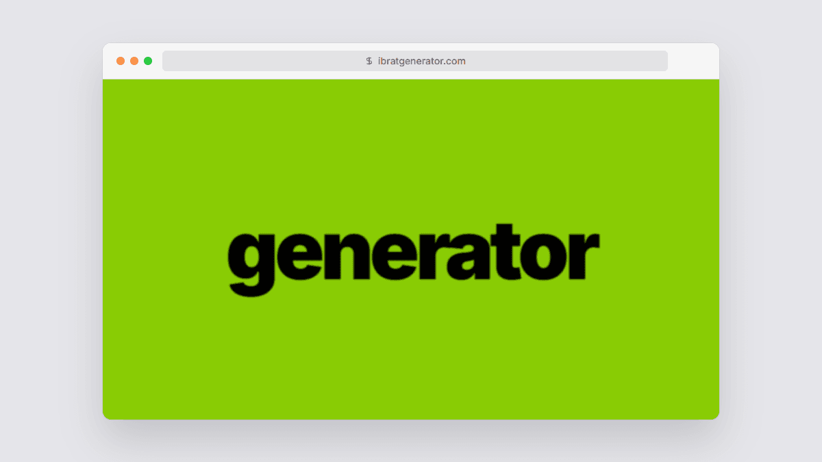 What Is a Brat Generator? Simple Explanation