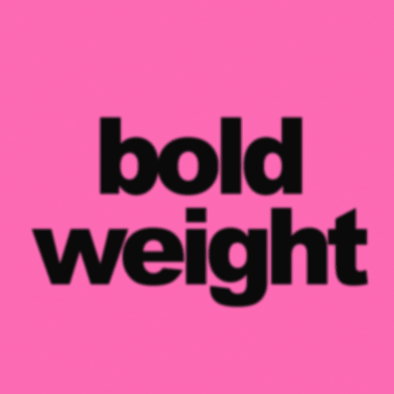 minimal typography layout with centered brat text